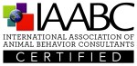 Regina Dog Training near me IAABC Certified logo for the International Association of Animal Behavior Consultants
